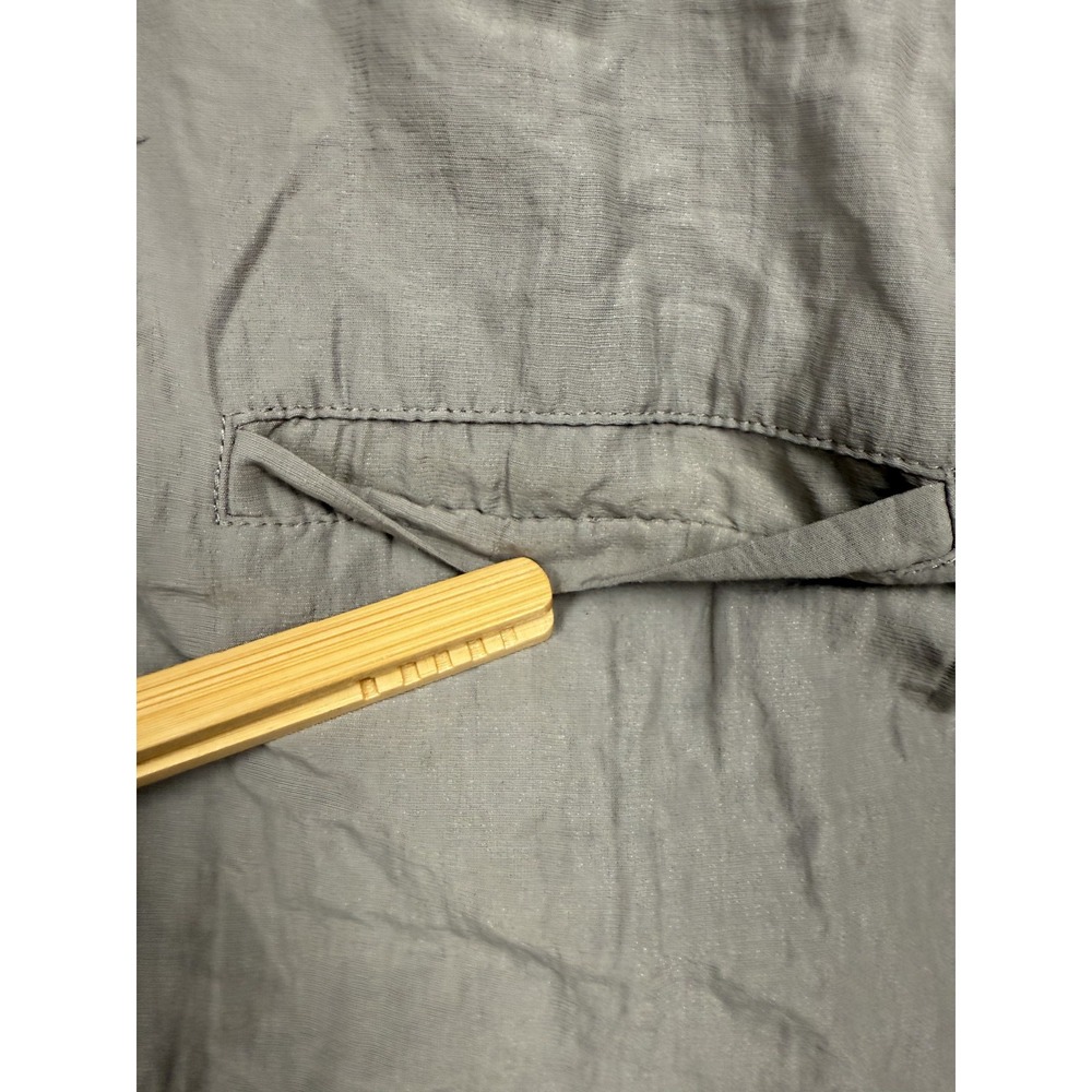 Eileen Fisher Jacket Womens Medium Metallic Organic Cotton Blend Utility Parka - Picture 10 of 16